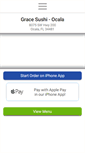 Mobile Screenshot of gracesushiocala.com